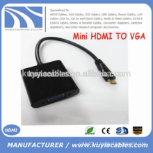 Alta velocidade Tablet PC para projetor mini hdmi para adaptador conversor vga